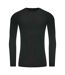 AWDis Cool Mens Active Recycled Base Layer Top (Jet Black)
