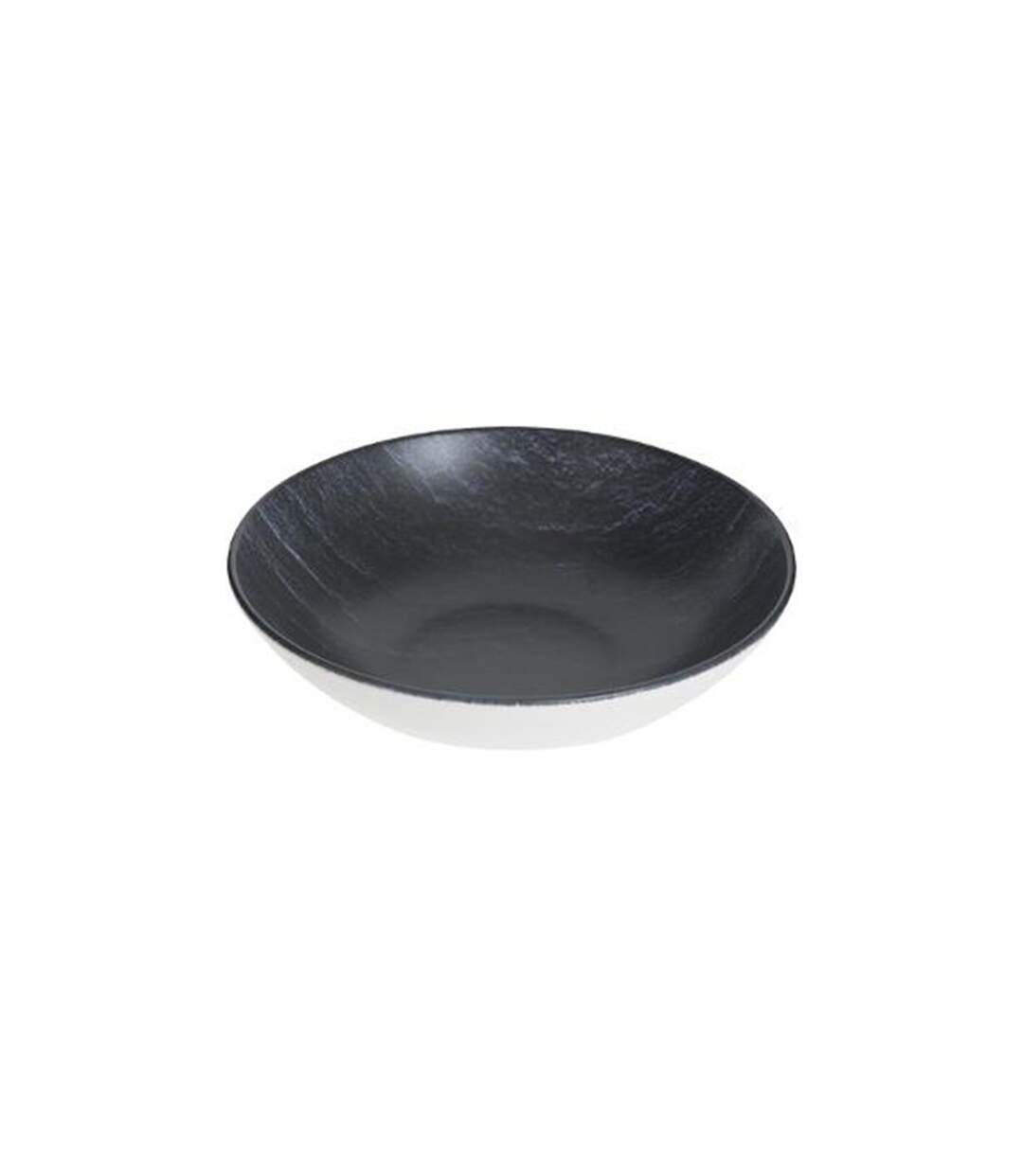 Lot de 6 Assiettes Creuses Cadence 20cm Noir-2