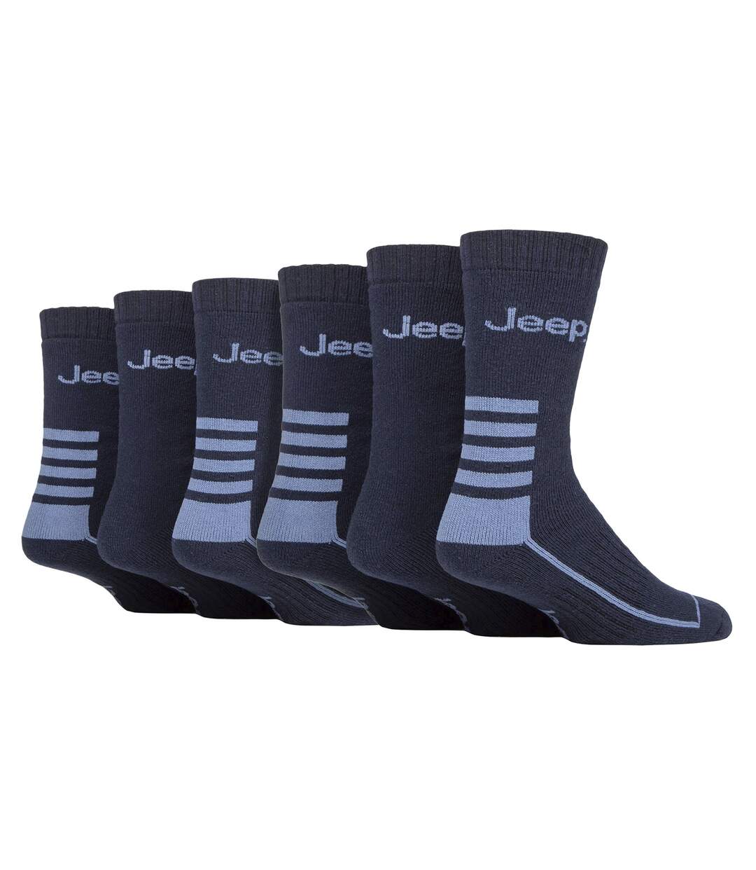 Paquet de 6 chaussettes de randonnée respirantes de marche pour hommes-1