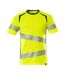 T-shirt Accelerate Safe Homme Jaune Fluo Bleu Pétrole Mascot-1
