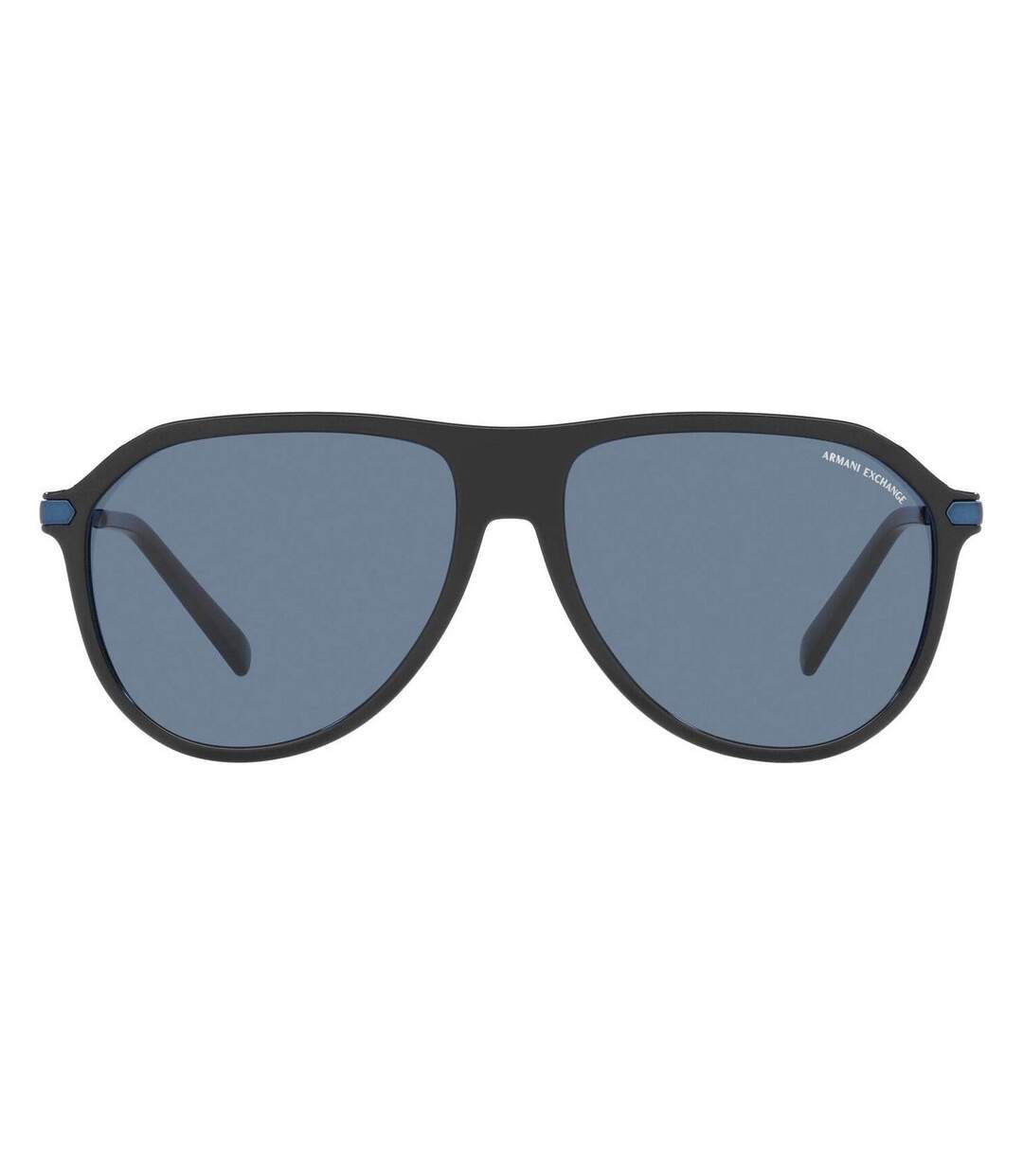 Lunettes De Soleil Motif/style Uni Homme Taille Unique Bleu Noir Armani Exchange-1
