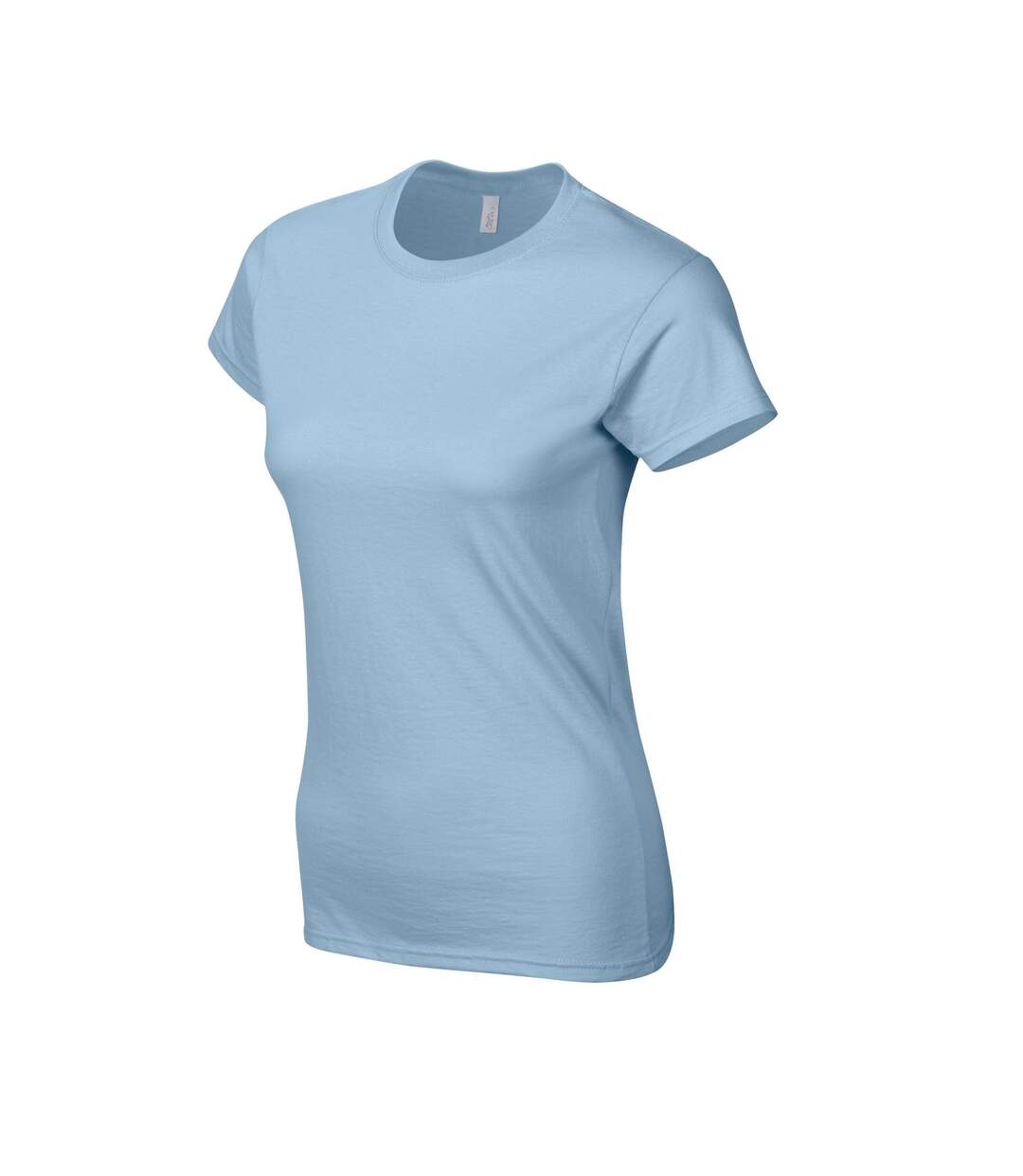 T-shirt softstyle femme bleu clair Gildan-3