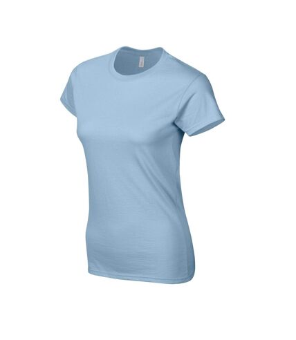 T-shirt softstyle femme bleu clair Gildan Gildan