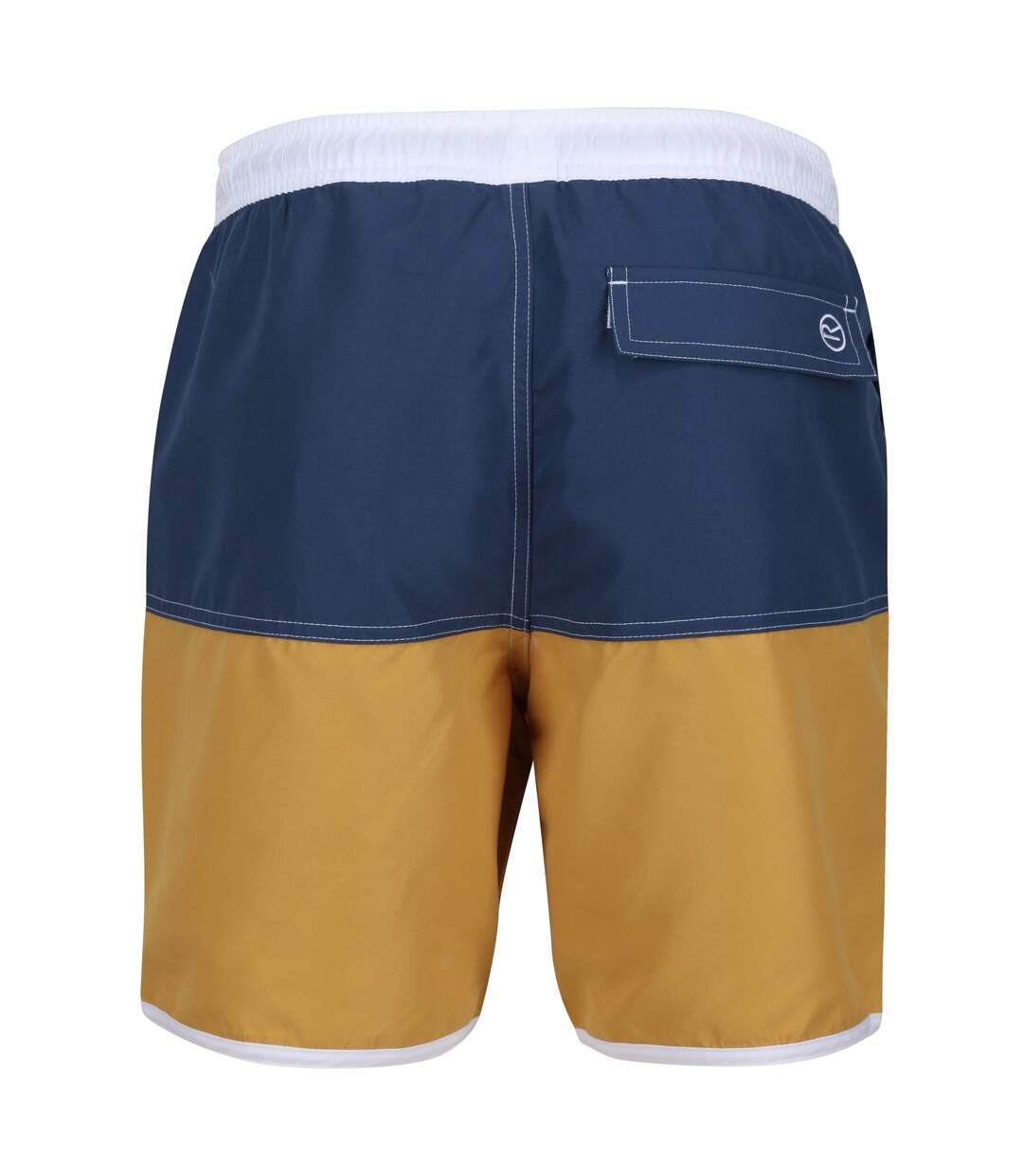 Mens benicio swim shorts dark denim/gold straw Regatta-2