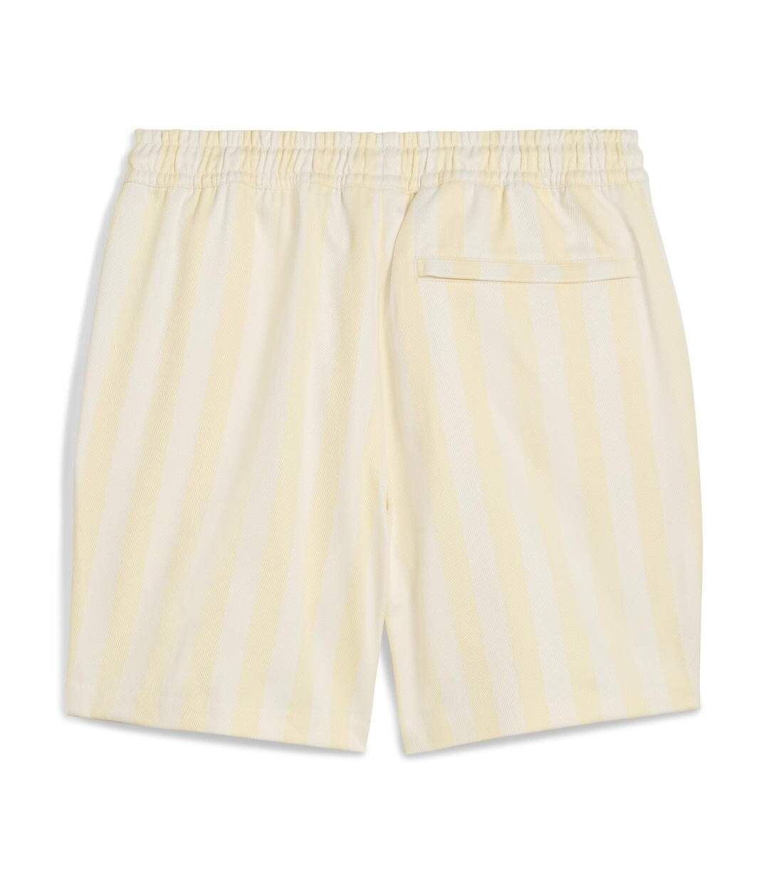 Short jaune à rayures homme puma the players lane-2