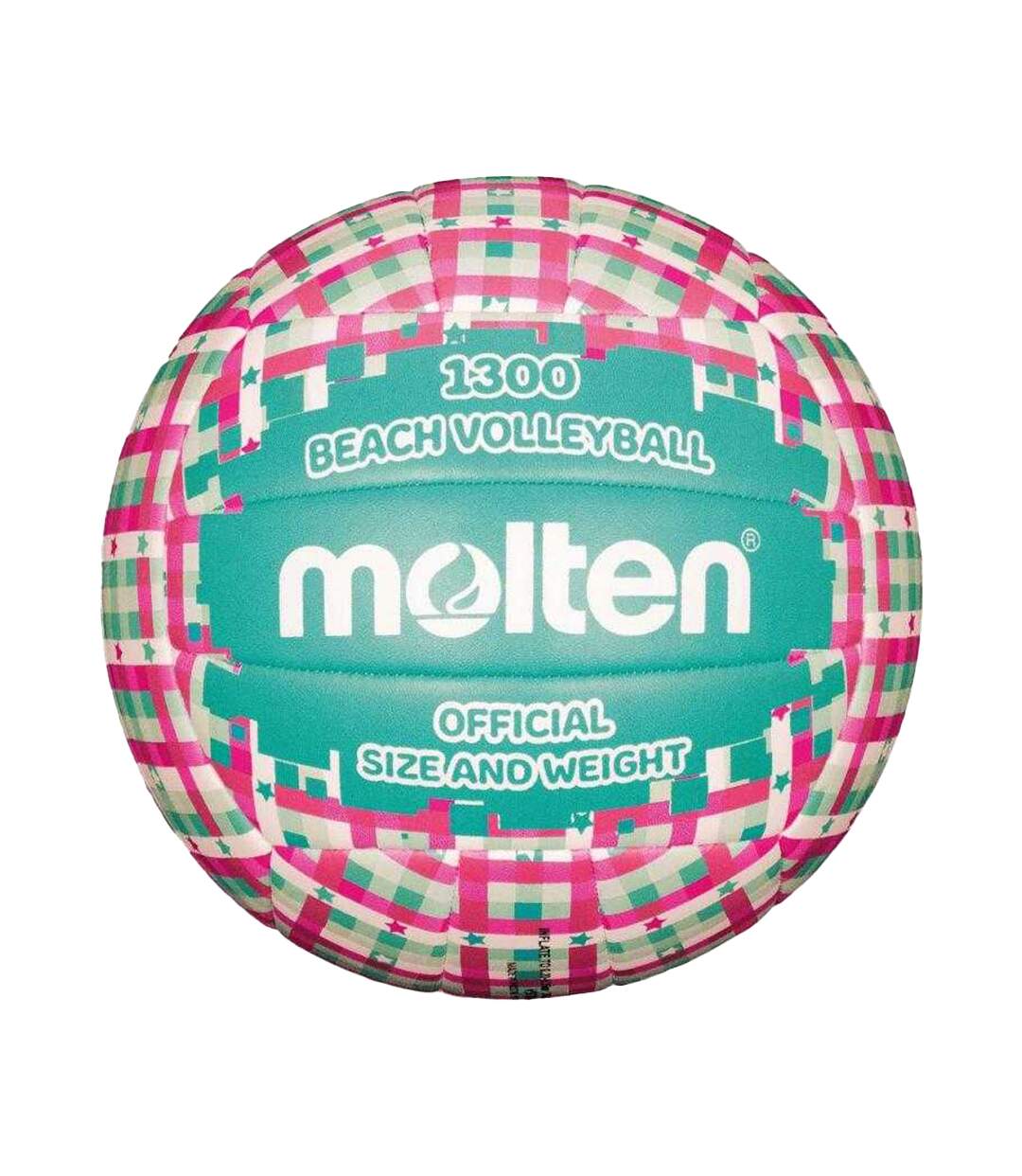 Ballon De Volley-ball Plage Taille 5 Rose Vert Molten-1