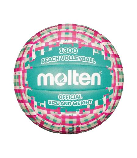 Ballon De Volley-ball Plage Taille 5 Rose Vert Molten