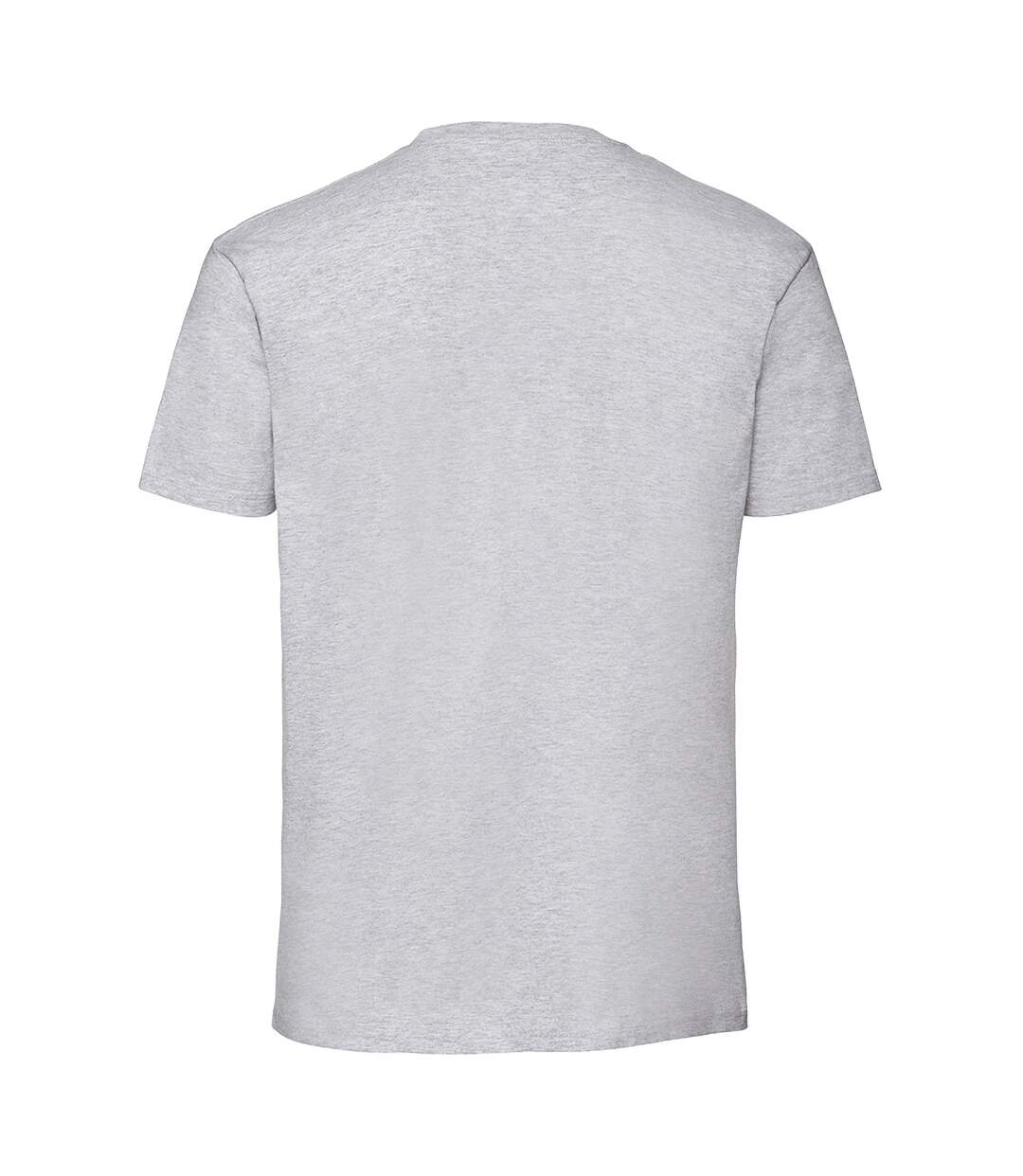 T-shirt ringspun premium homme gris claire Fruit of the Loom