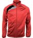 Veste survêtement sport PA306 - rouge - homme