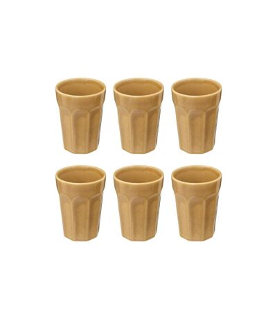 Lot de 6 Mugs Design Roma 40cl Jaune