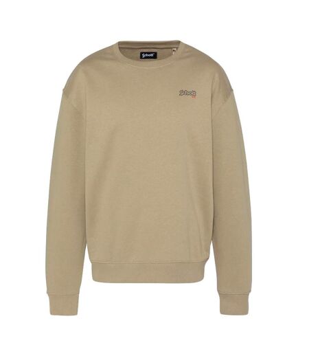 Sweat beige homme schott print