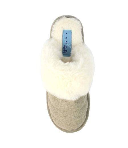 Chaussons Carol Femme Beige Lunar