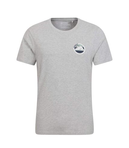 Mountain Warehouse Mens Snowdon Mountain Cotton T-Shirt (Gray)