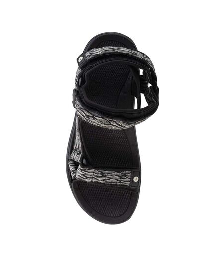 Hi-Tec Mens Hanary Sandals (Black/Gray) - UTIG685