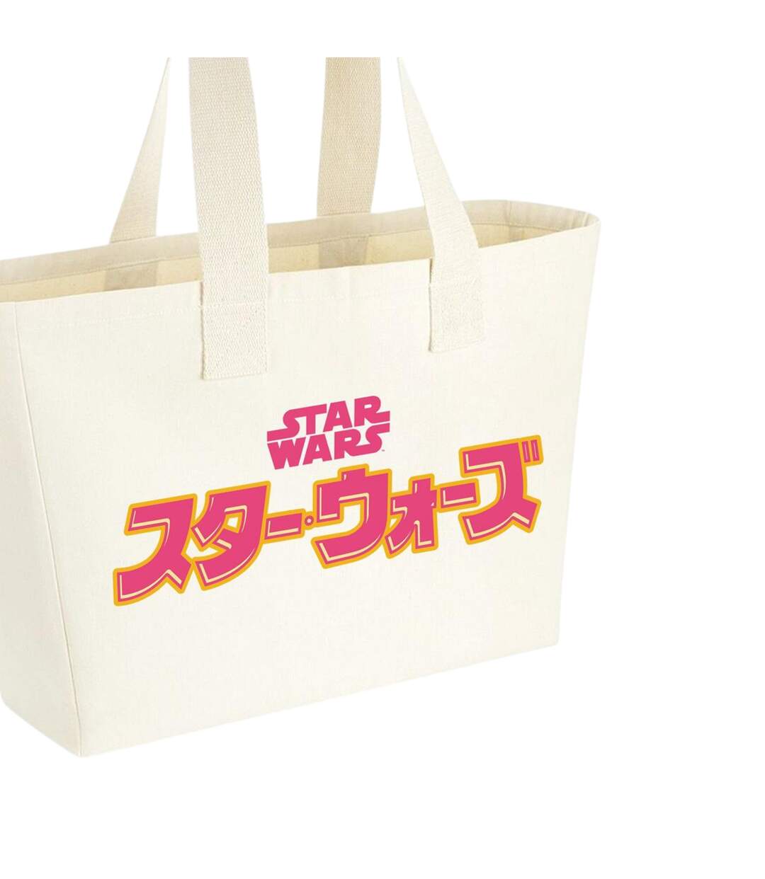 Tote Bag Motif/style Japonais Taille Unique Beige Star Wars-2