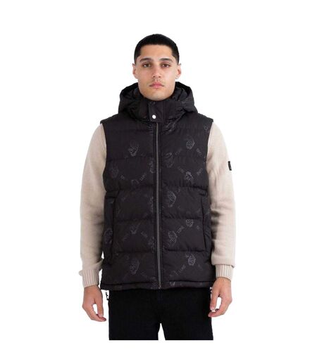 Mens Egrit Quilted Gilet Black Luke 1977