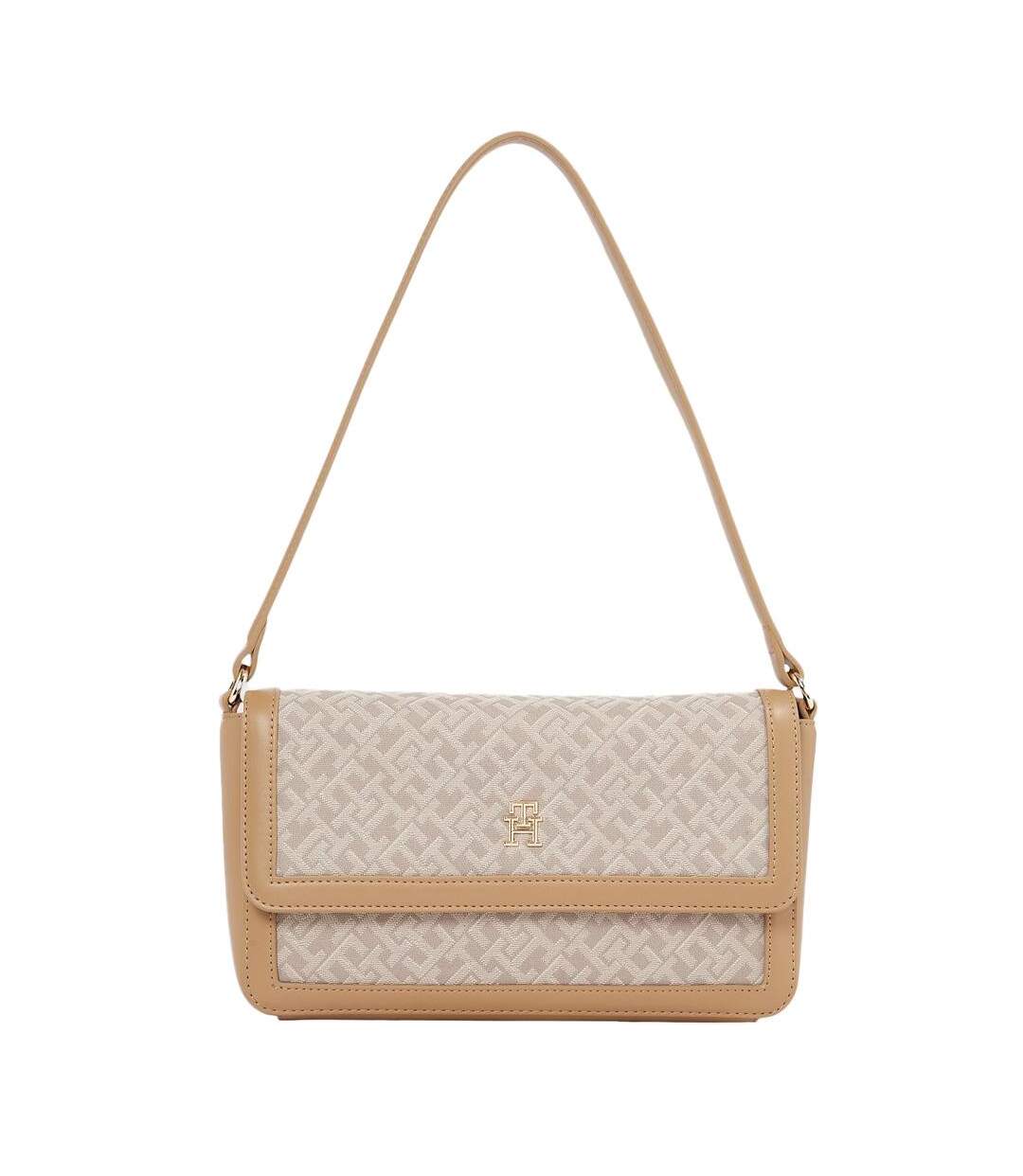 Sac à bandoulière beige/camel femme tommy hilfiger crossove-1