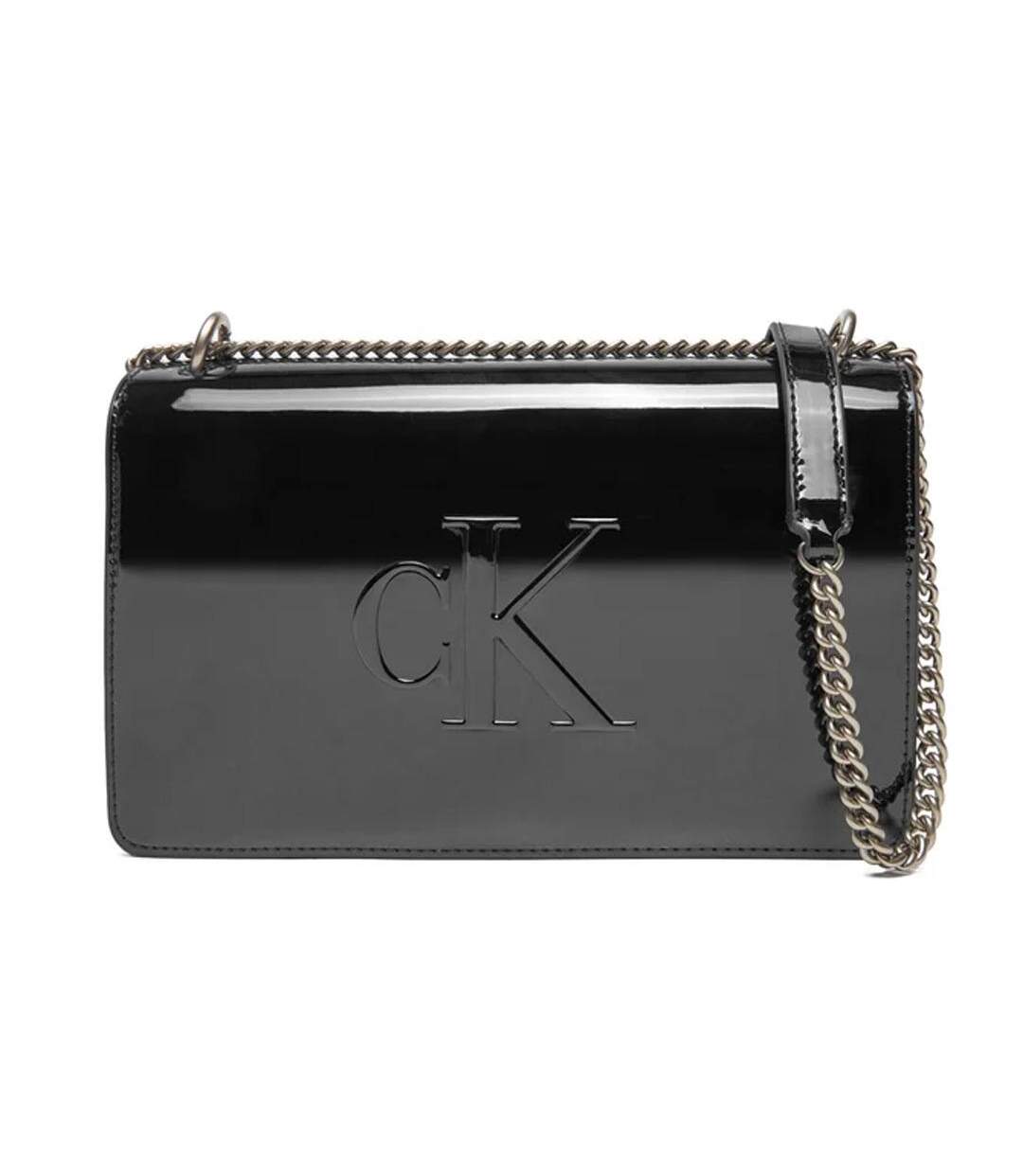 Sac à bandoulière noire femme calvin klein jeans sculpted - taille unique-1