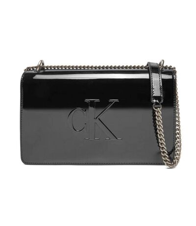 Sac à bandoulière noire femme calvin klein jeans sculpted - taille unique