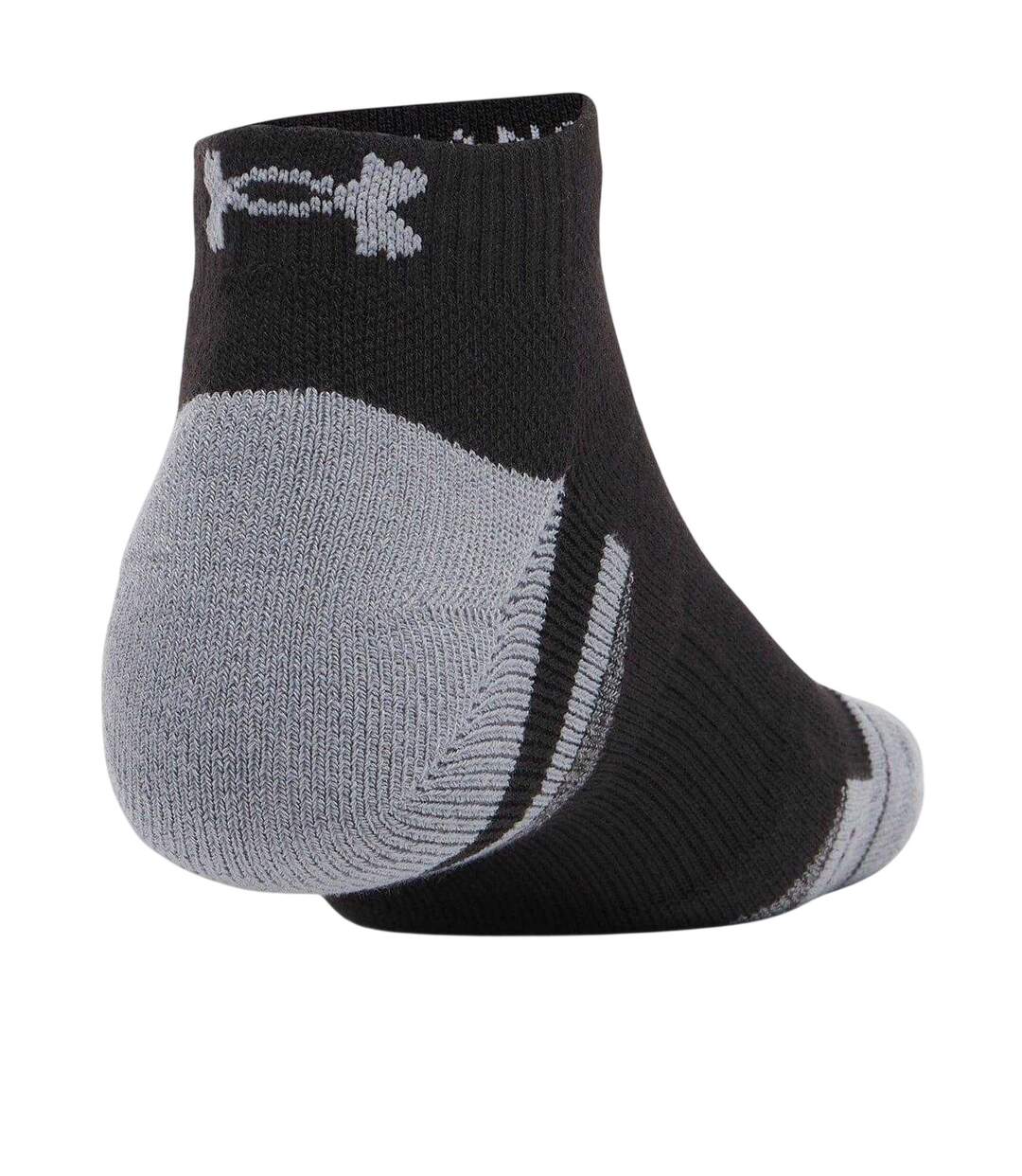 Pack Of 3  Unisex Adult Performance Tech Ankle Socks  Black Grey Under Armour-2