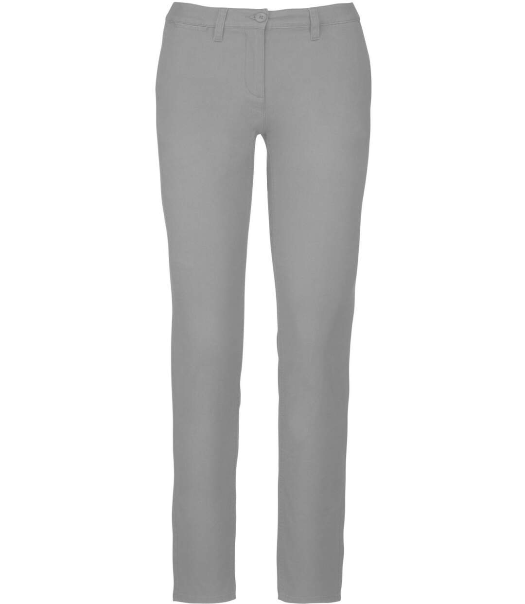 pantalon chino pour femme - K741 - gris clair