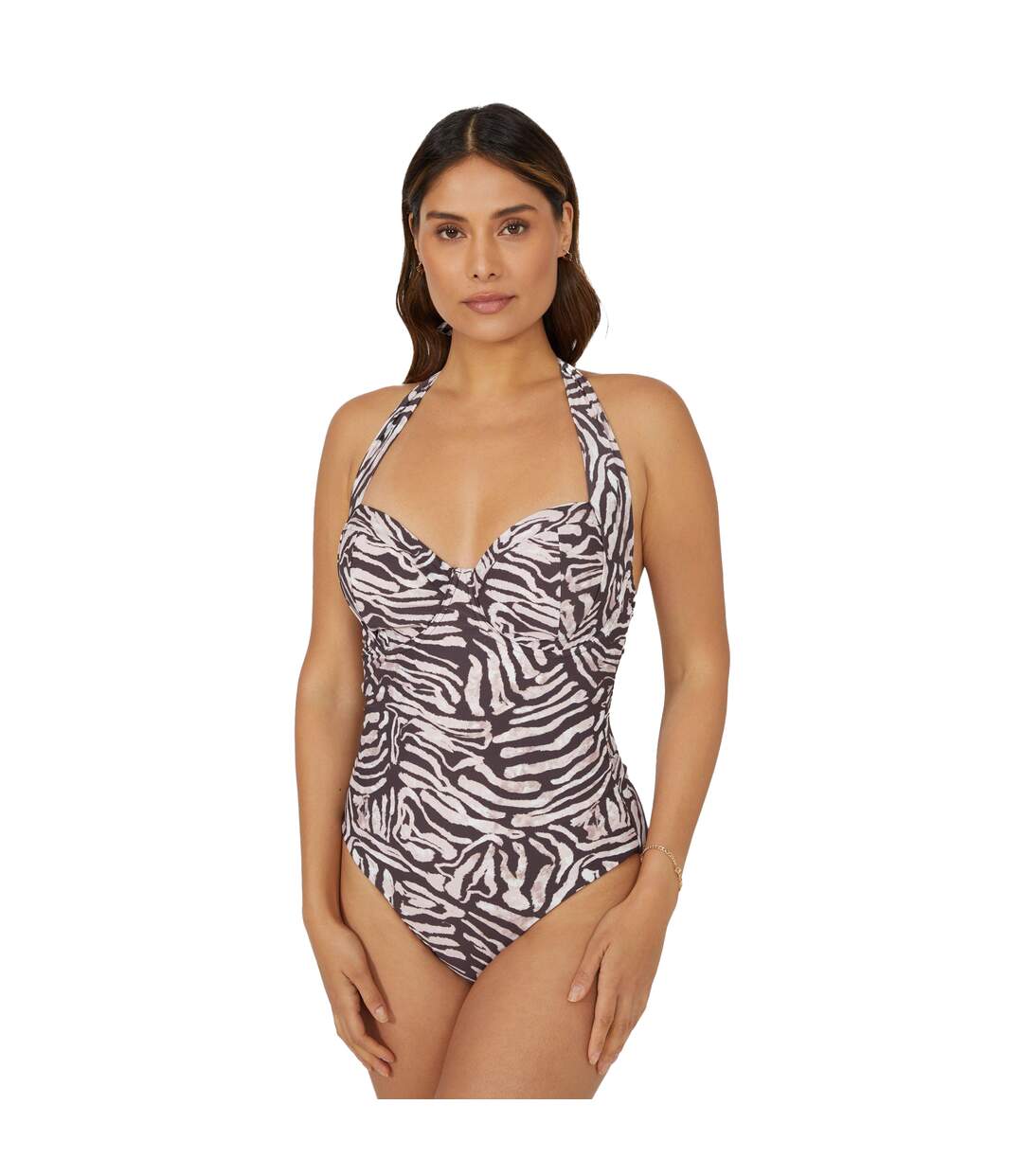 Maillot de bain femme noir / blanc Gorgeous-1