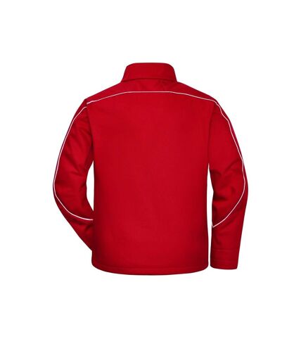James and Nicholson Adults Unisex Workwear Softshell Jacket (Carbon)