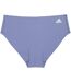 Womens/ladies Seamless Hipster Briefs Grey Blue Adidas-1