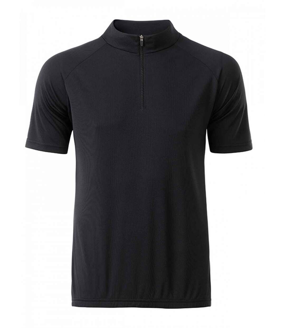 maillot cycliste zippé - HOMME - JN512 - noir