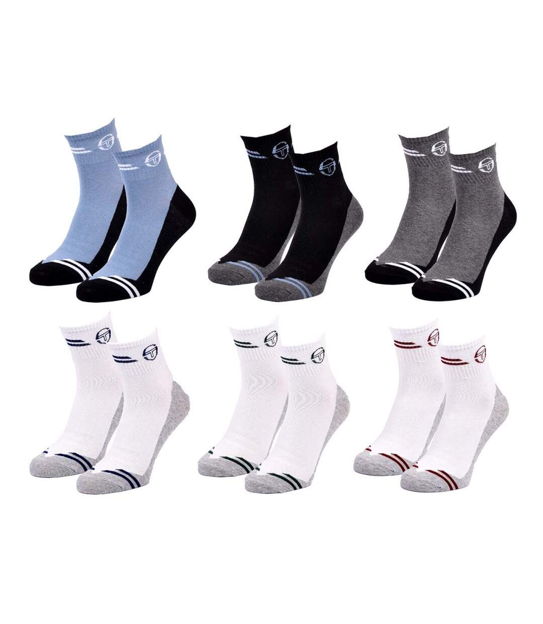 Chaussettes SERGIO TACCHINI QUARTER - Pack de 6-2