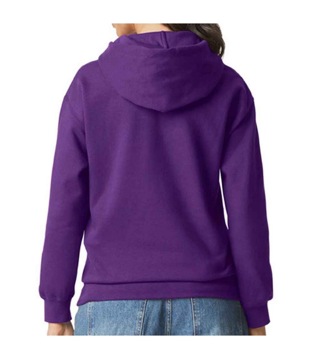 Sweat à capuche softstyle adulte violet Gildan-2