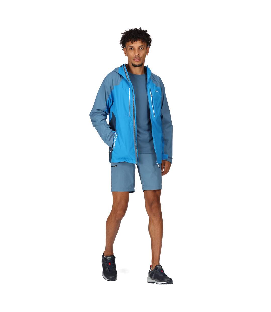 Veste Imperméable Raddick Homme Bleu Indigo Bleu Gris Regatta-1