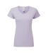 Womens/ladies Ringspun Premium T-shirt Soft Lavender Fruit Of The Loom-1