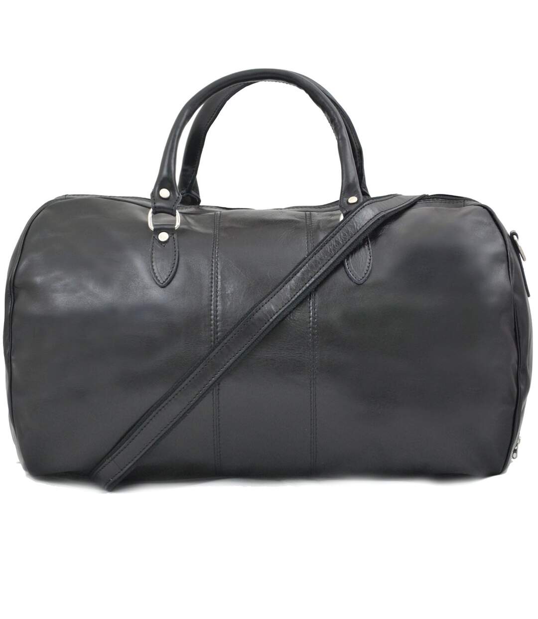 Katana - Sac de voyage en cuir - noir - 6496-3