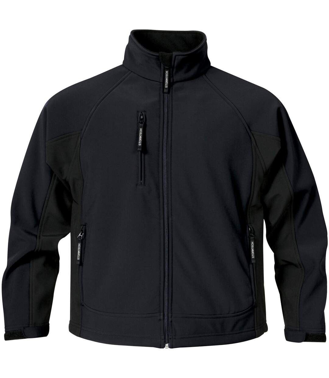 Veste hydrofuge et coupe-vent homme noir/noir Stormtech-1