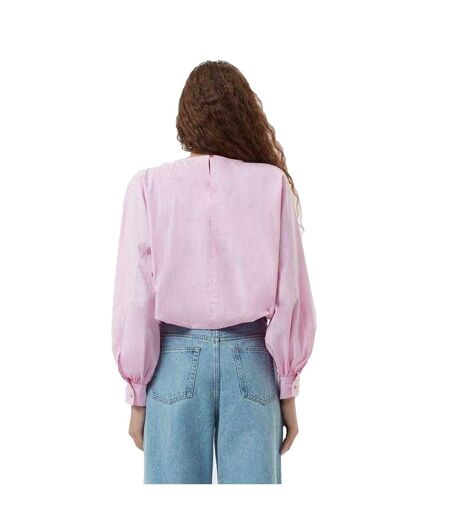 Blouse Manches Bouffantes Cambria Femme Rose Chewing-gum French Connection
