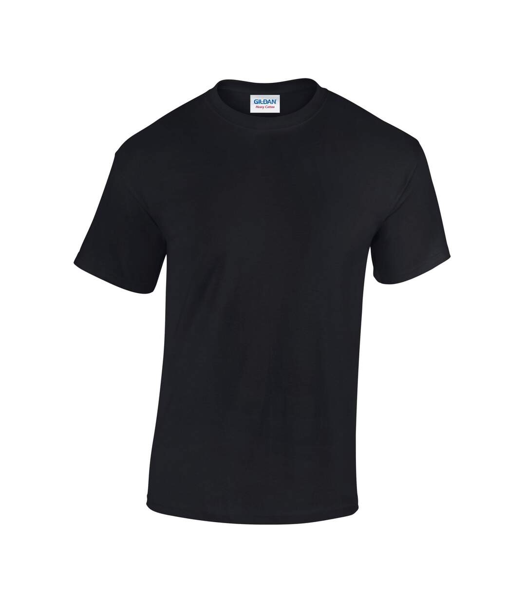 Unisex Adult Heavy Cotton T-shirt Black Gildan-2