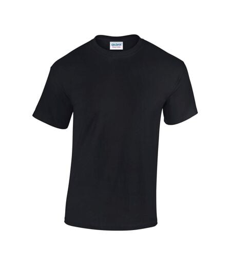 Unisex Adult Heavy Cotton T-shirt Black Gildan