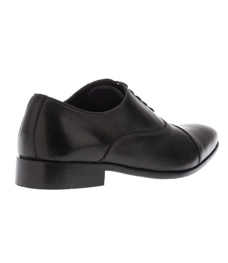 Mens stormy leather derby shoes black Dune London