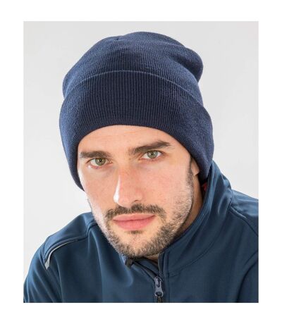 Unisex Adult Thinsulate Beanie Navy Result Genuine Recycled