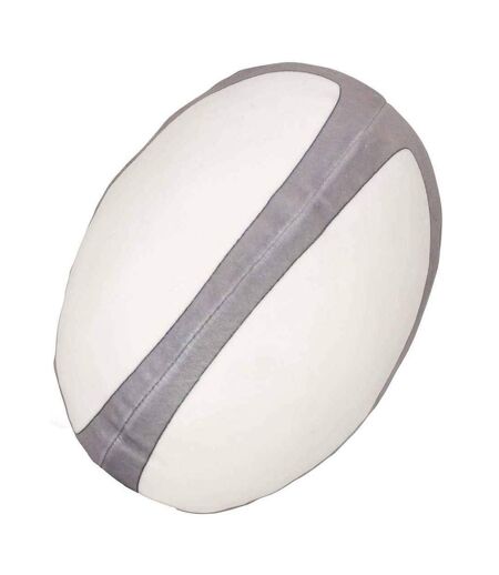 Zippie rugby ball plush toy one size white/grey Mumbles