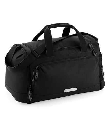 Quadra Academy Shoulder Strap Holdall Bag (Black) (One Size) - UTBC3787