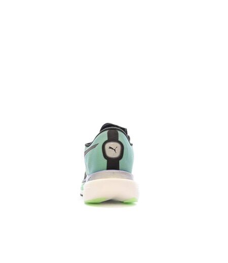 Chaussures de running vert/noir femme puma deviate nitro