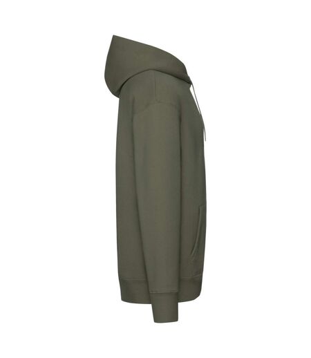 Sweat À Capuche Premium Homme Olive Classique Fruit Of The Loom