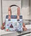 Sac à  Main Chic Bleu avec Poignées Confortables pour Femme-5