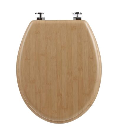 Abattant WC effet bambou Natura - MDF - Marron