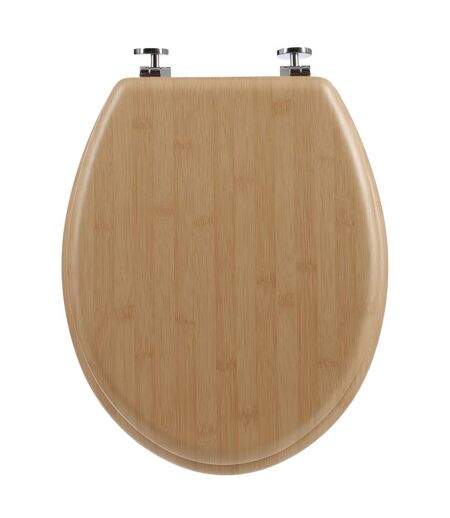 Abattant WC effet bambou Natura - MDF - Marron