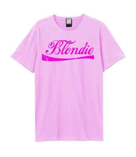 T-shirt cola adulte rose Amplified