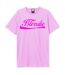 T-shirt cola adulte rose Amplified