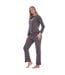 Ensemble De Pyjama Long Femme Charbon Keanu-1